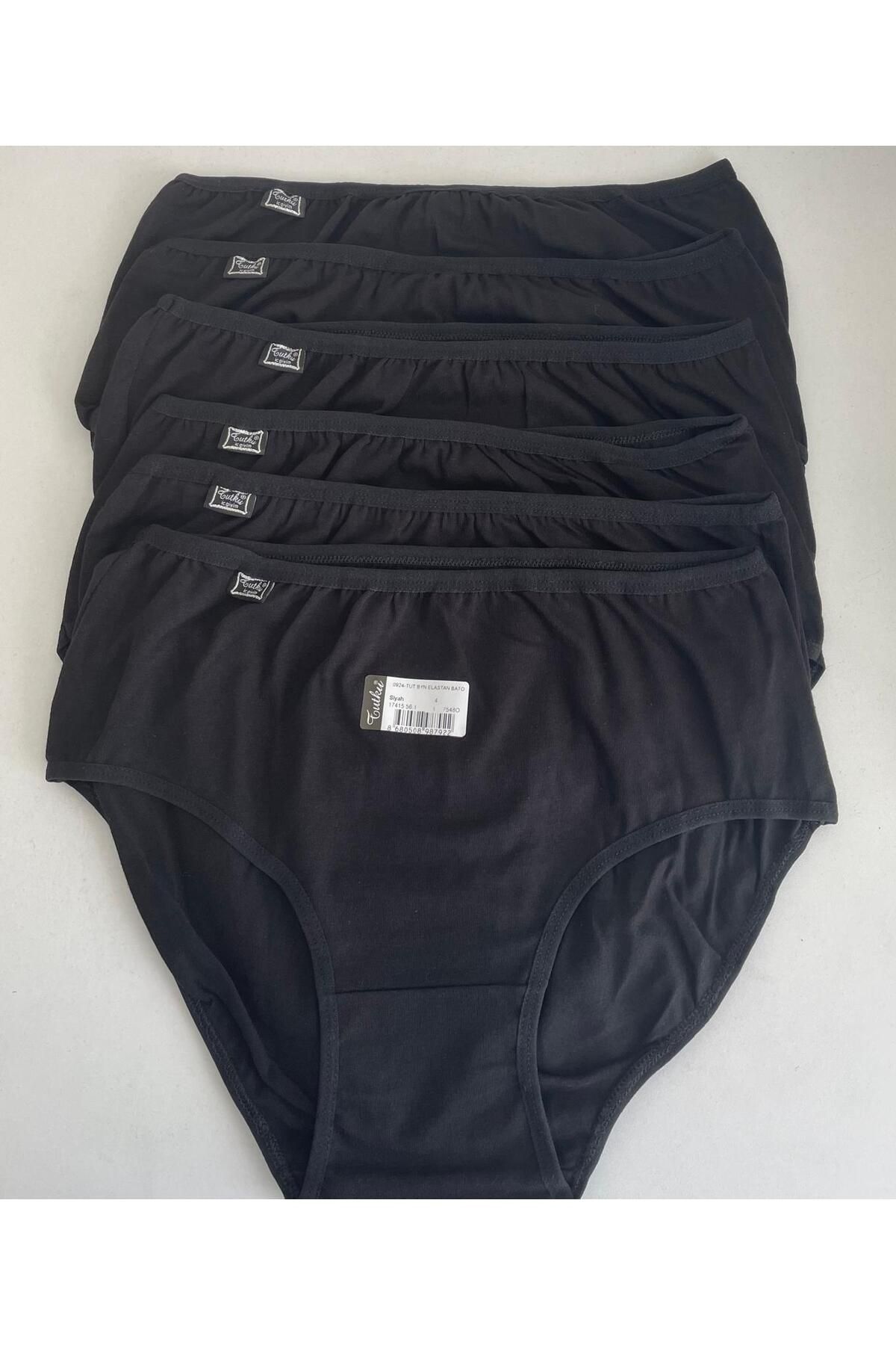 H&S STORE tutku elastan bato siyah renkli 6 lı kaliteli rahat