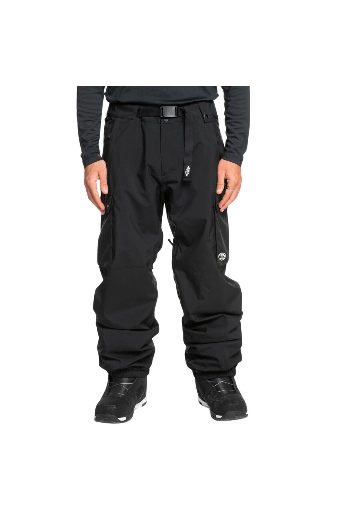 Quiksilver Erkek Snowboard Pantolonu Snow Down Cargo Siyah