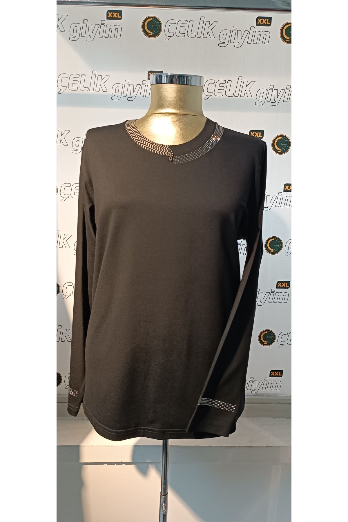 ÇELİKGİYİMXXL BÜYÜK BEDEN PENYE BLUZ 26586