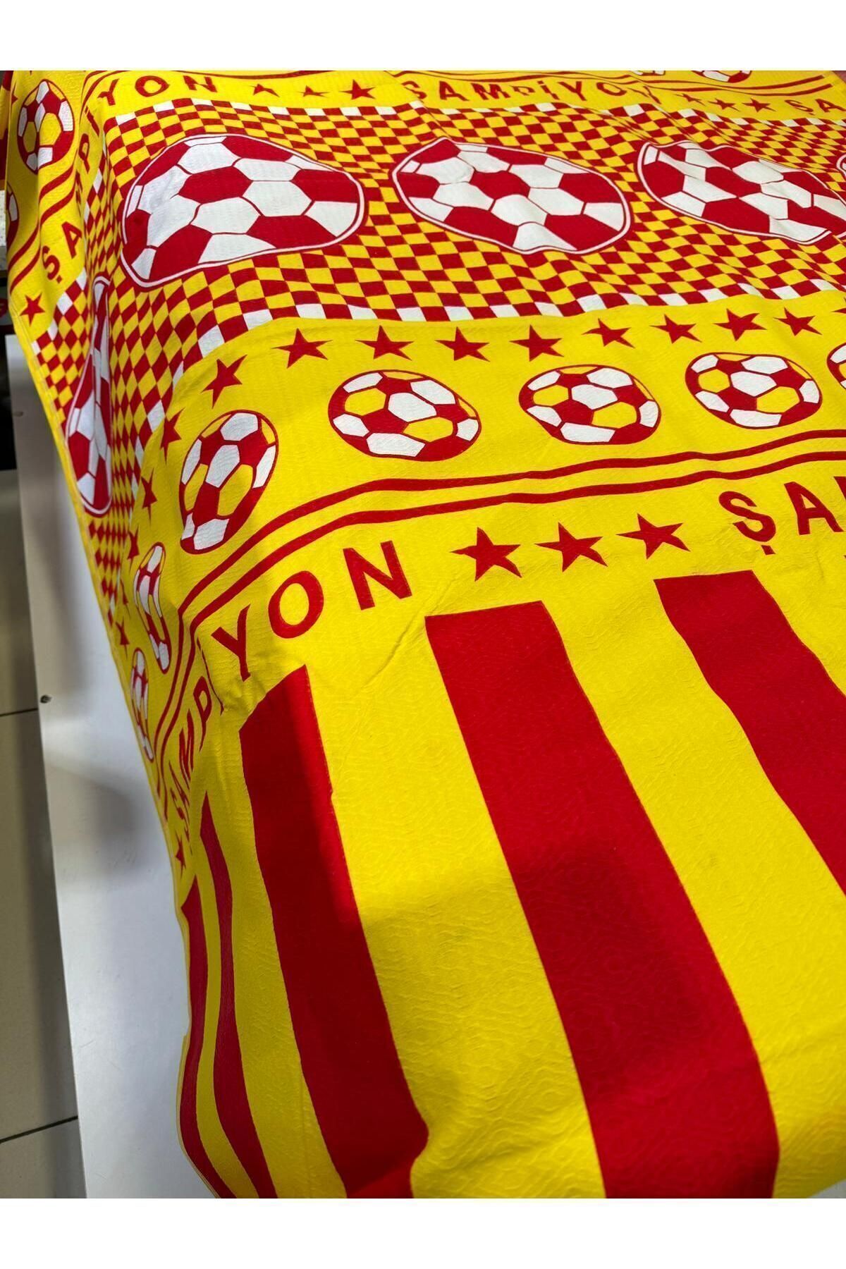 ŞENER HOME-150x240 Cm Single Piece Pattern - Yellow Red 4