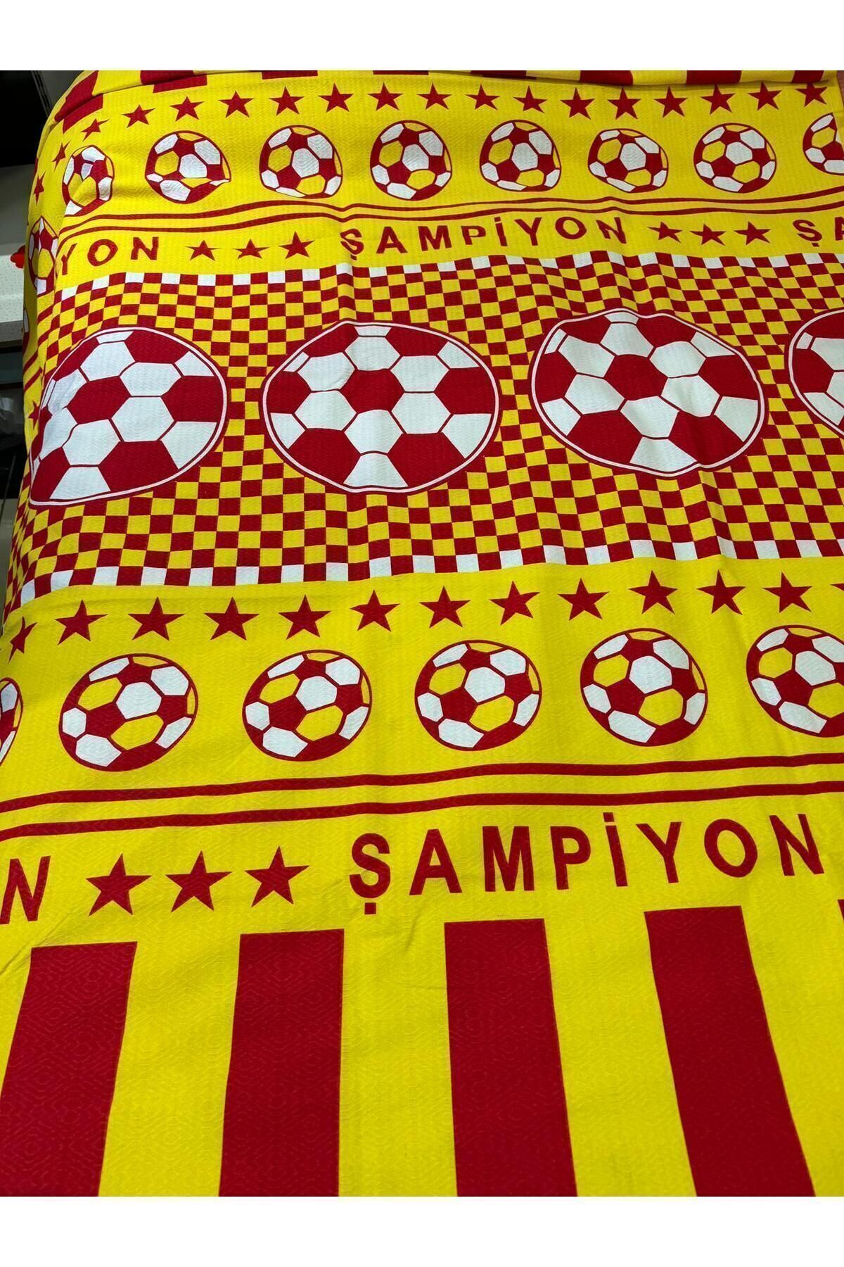 ŞENER HOME-150x240 Cm Single Piece Pattern - Yellow Red 5