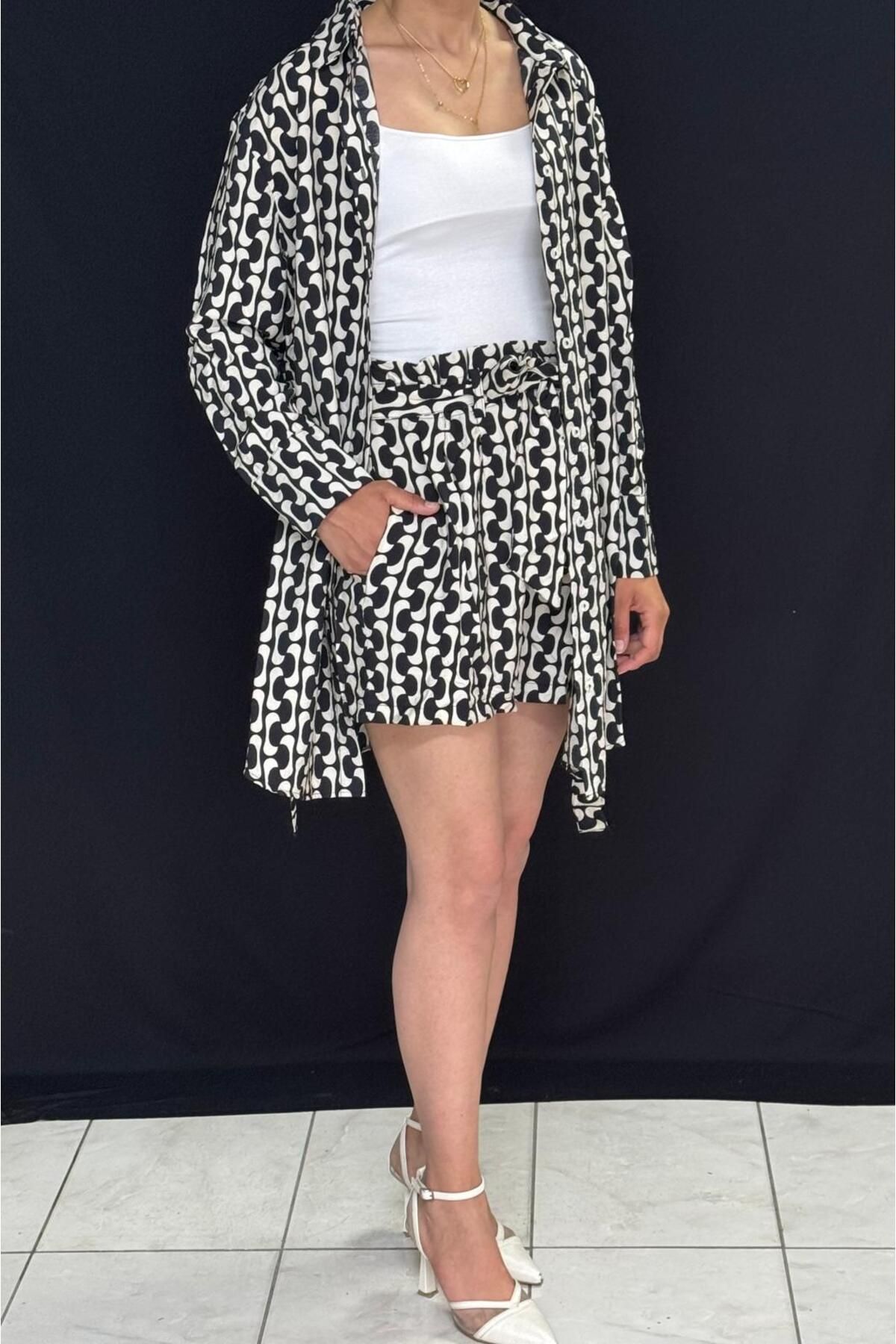 MODA ŞORT- GÖMLEK TAKIM