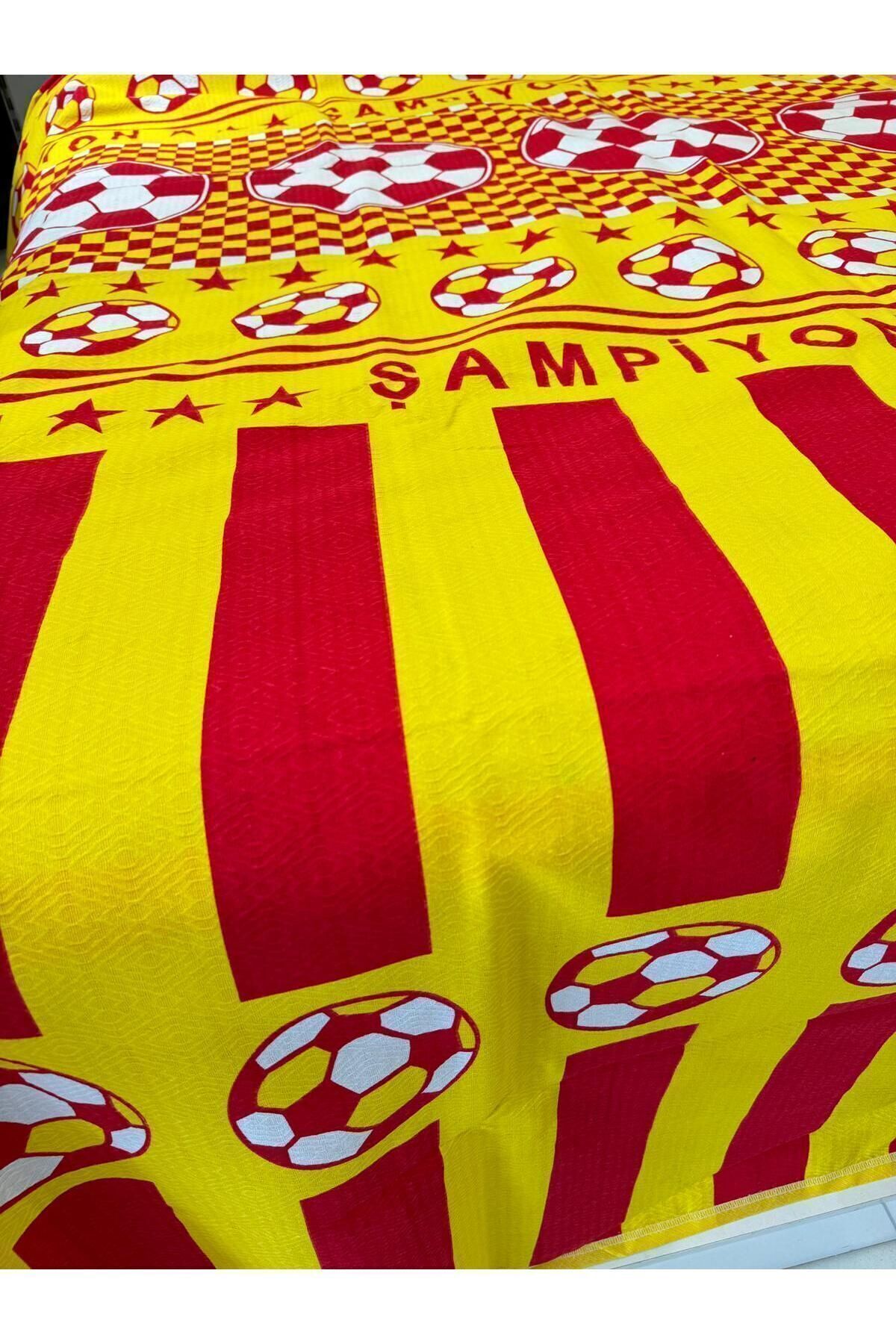 ŞENER HOME-150x240 Cm Single Piece Pattern - Yellow Red 3