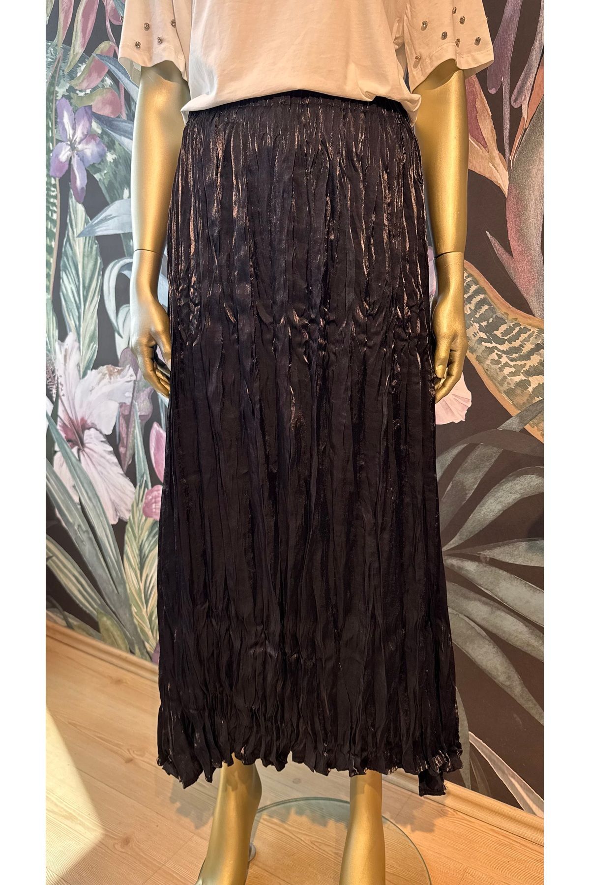 Büşra Butik Kırışık Etek