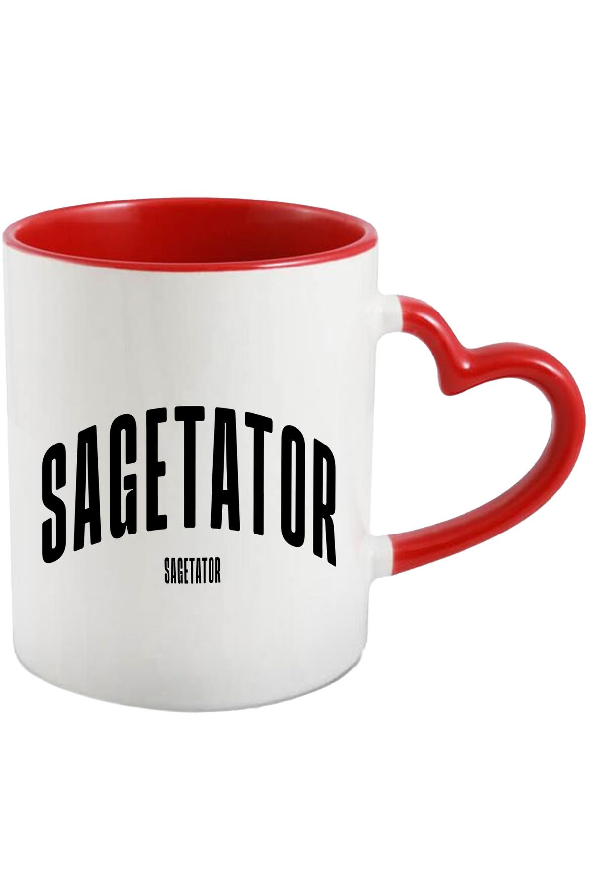 StoryGift Romania Cana Cuvantul Sagetator, Motivational, Self Help, Intelegere De Sine, Apreciere,, Cu Maner Inim - One Size