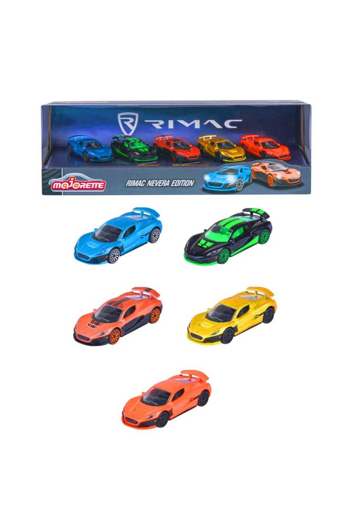 Simba SİMBA MAJORETTE 2053174RIM METAL ARABALAR RİMAC NEVERA EDİTİON 5 Lİ SET 3+