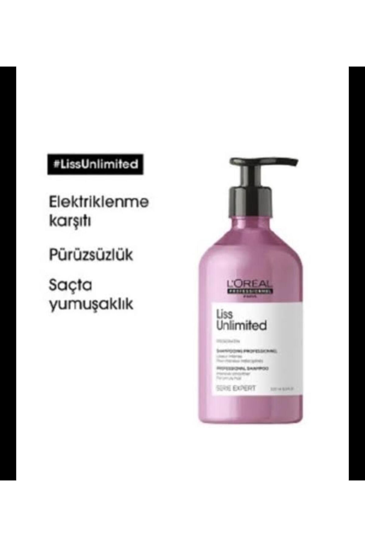 SAÇLARI YATIŞTIRAN ŞAMPUAN 500 ML LISS UNLIMITED EVA