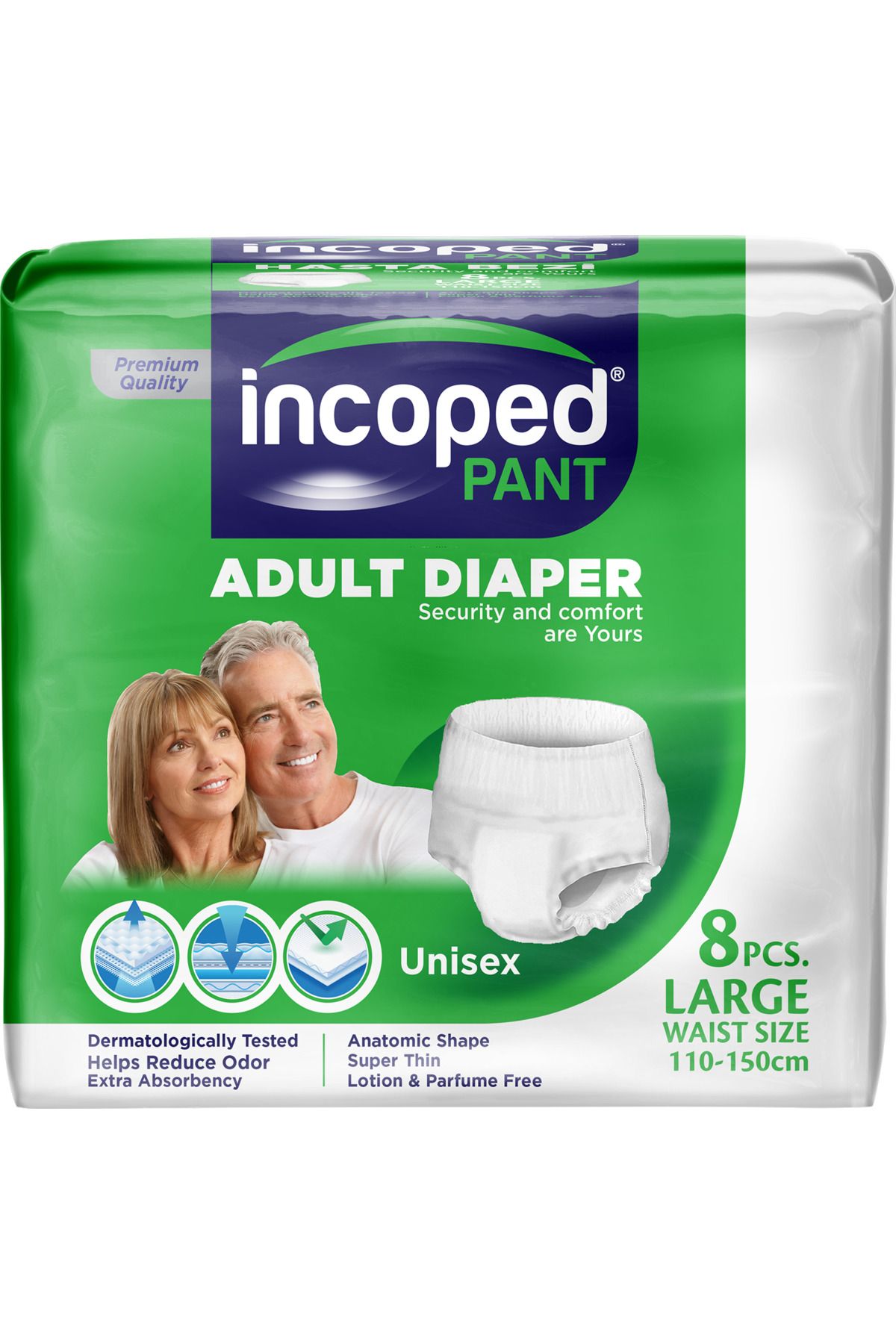 İncoped Incoped Pant Emici Külot Large8 Adet x 6
