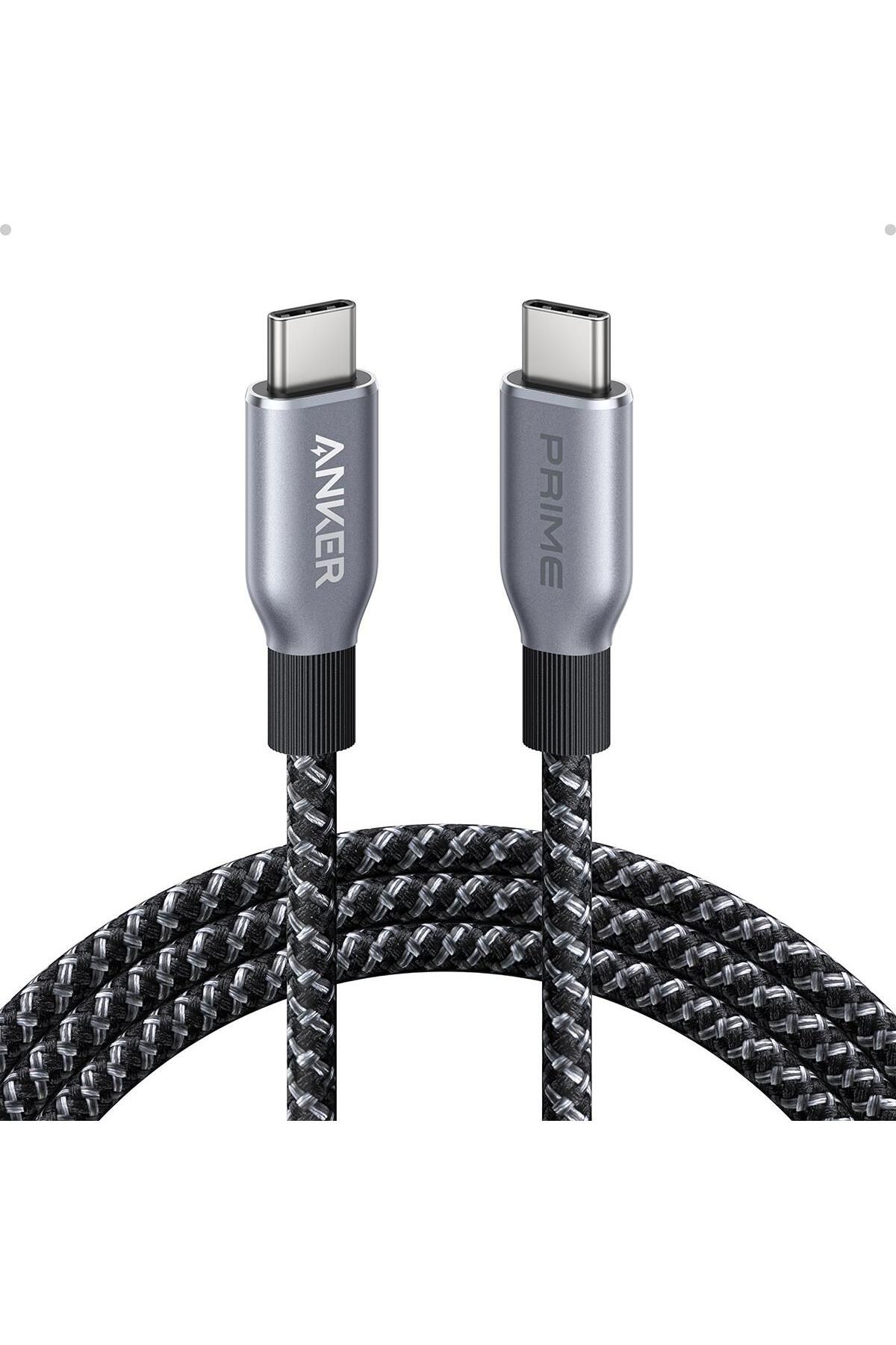 Anker Prime Usb-C to C 240W 1,8m Kablo Siyah-A88E2
