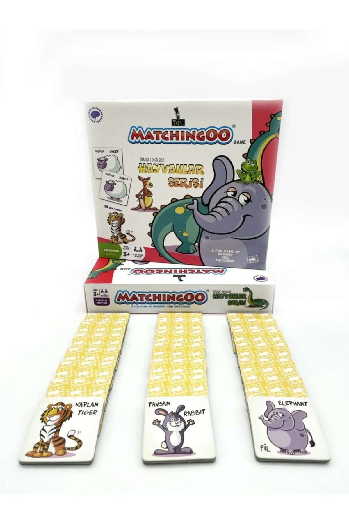 HarmonySpor Matchingoo Memory Game Hafıza Oyunu Hayvanlar Serisi
