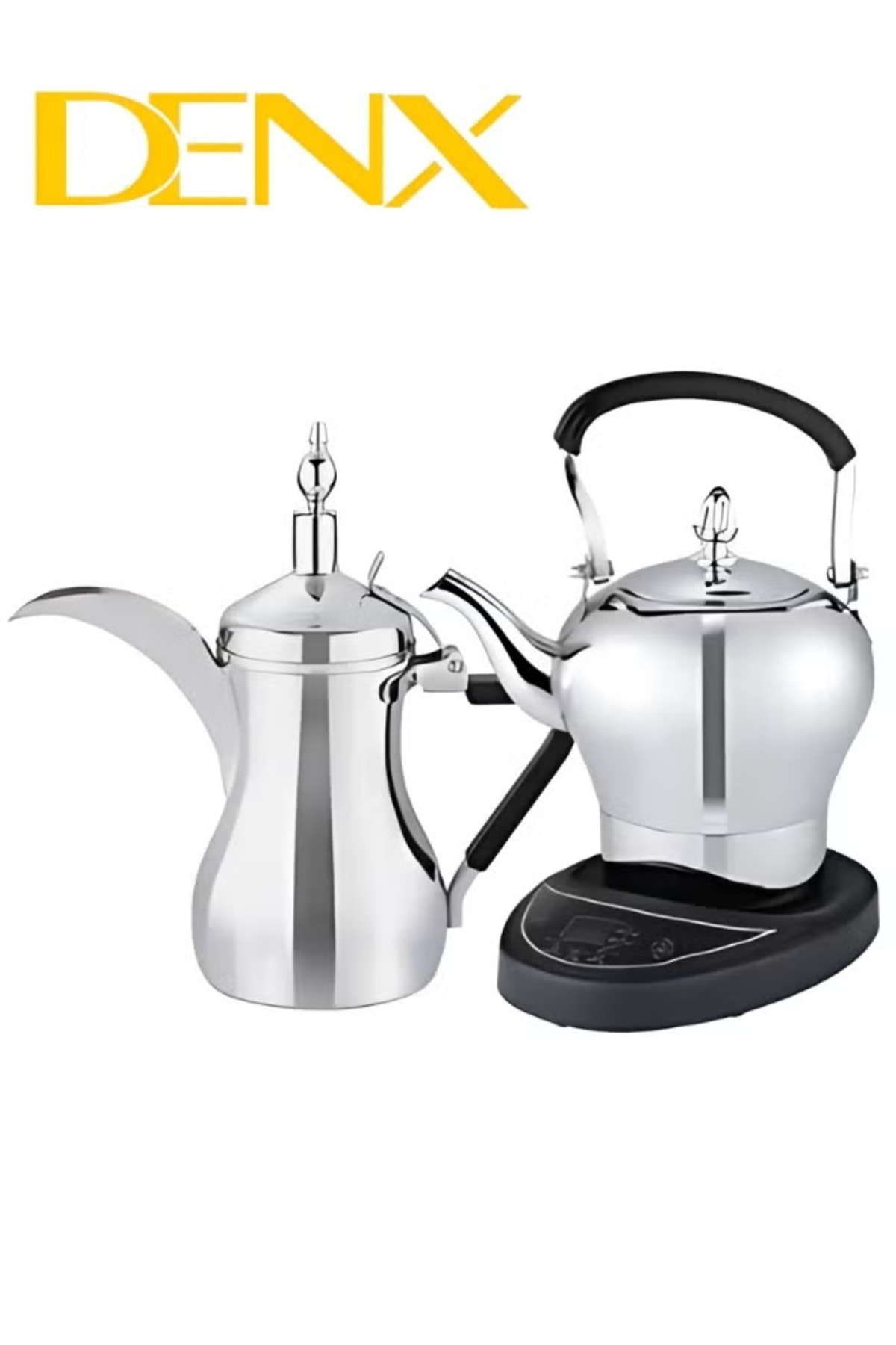Denx Set Of Saudi Electric Coffee Pot with Teapot DX2066