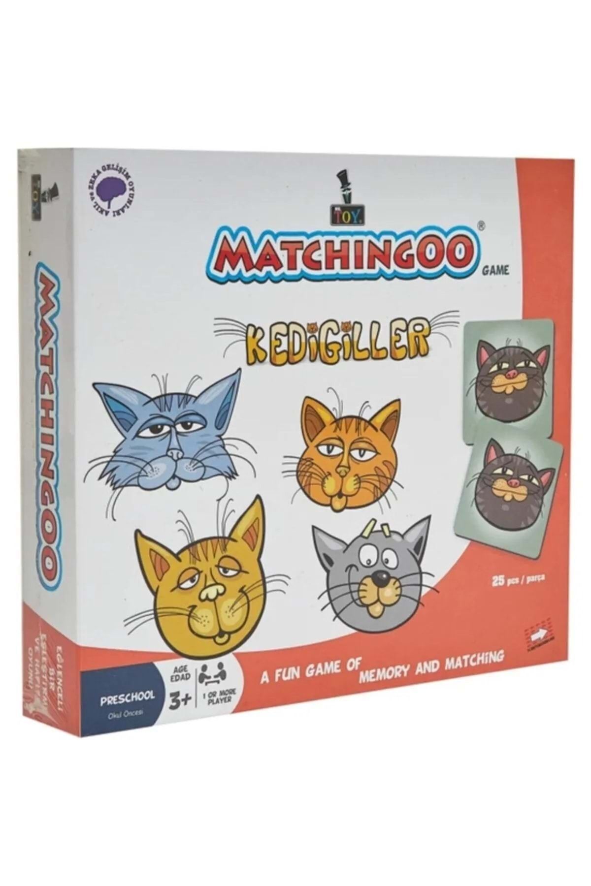 HarmonySpor Matchingoo Memory Game Hafıza Oyunu Kedigiller