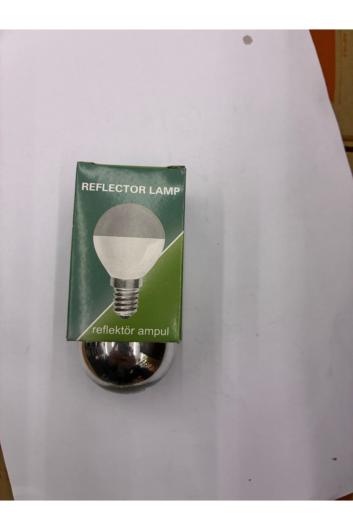 reflecto Reflectör gümüş kaplı E14 40w spot ampul