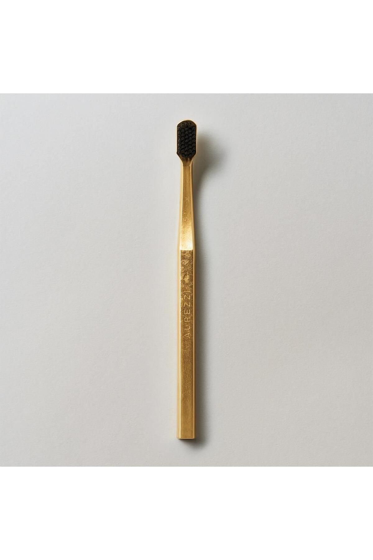 Aurezzi 24K Gold Black Siyah Soft Yumuşak Diş Fırçası