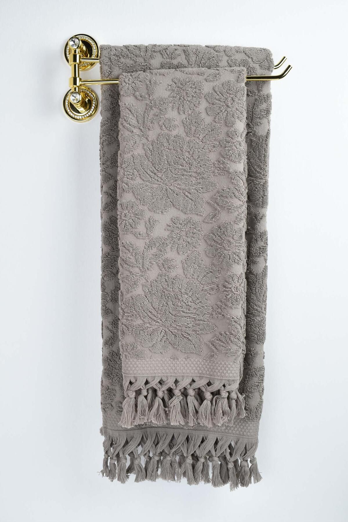 Biriz Moda Barry Banyo Havlusu - Kahve