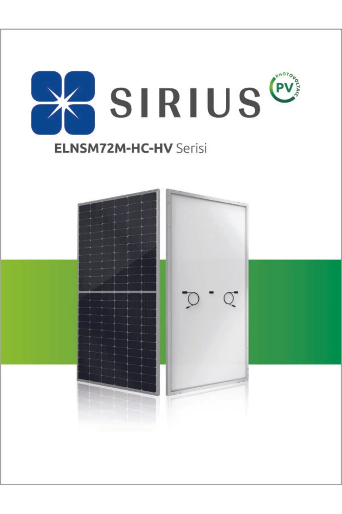 SİRİUS Sirius 550W Güneş Paneli