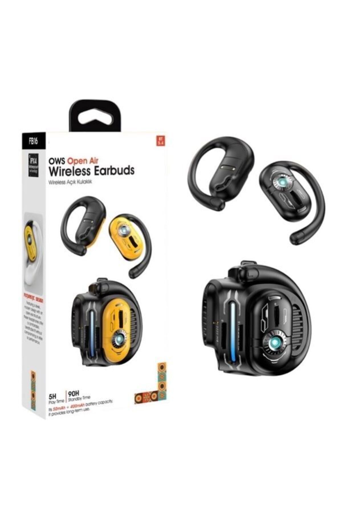 gunkes FB016 OWS Open Hair BT5.4 Wireless Kablosuz Airbuds - IPX4 Su Geçirmez Açık Kulaklık Teknolojisi