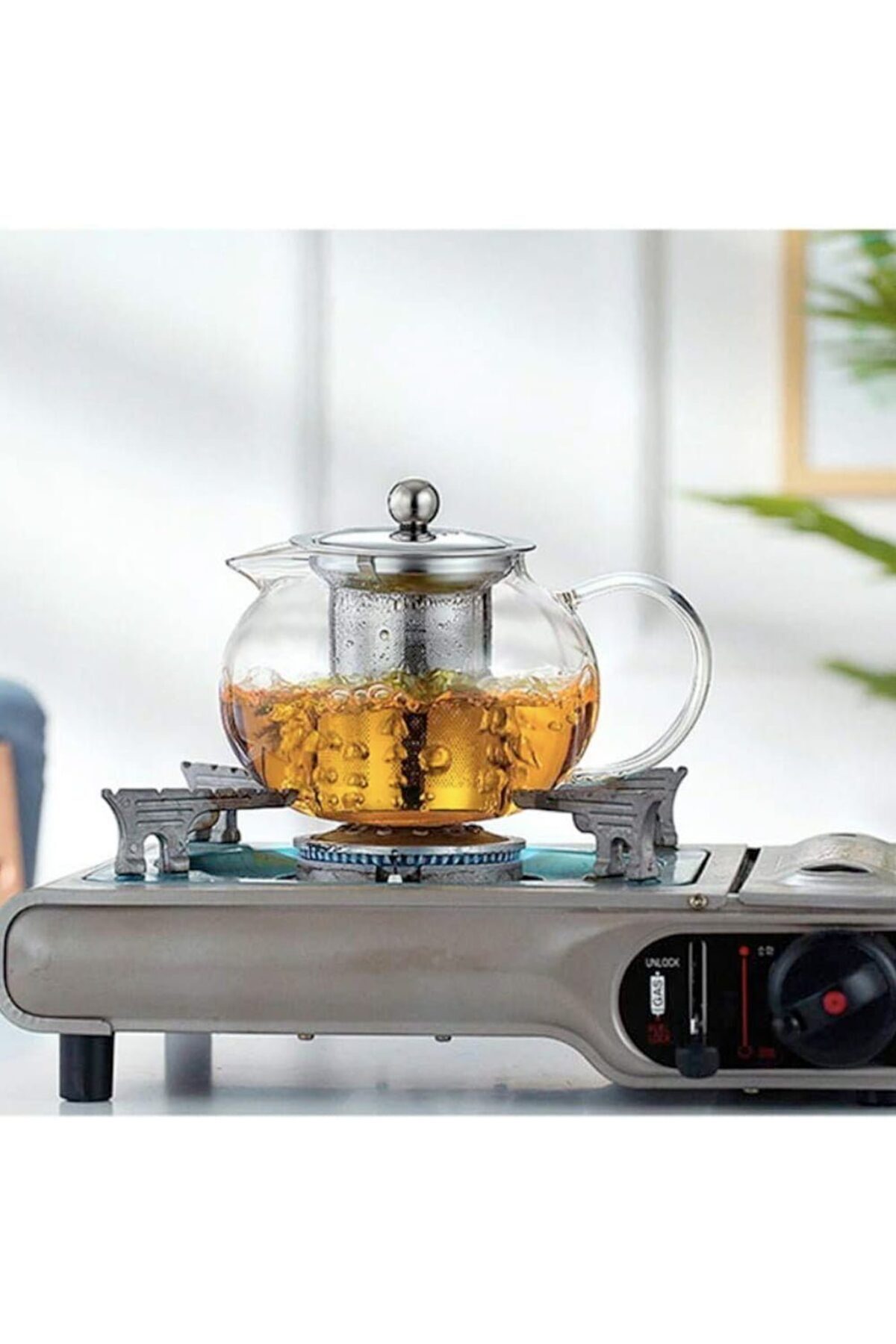 Quasar & Co.-2-Cup Teapot Set, ®,relax,with Infuser,lid and 2 Double-Walled Mugs,650ml/2x250ml 10