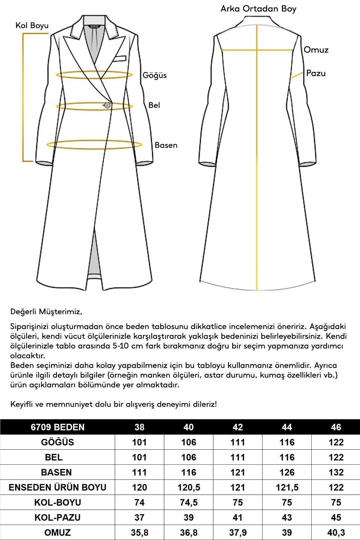 Olcay-Trench Coat with Cape and Epaulettes, Snap Closure and Water Repellent Feature Kamel 6709 8