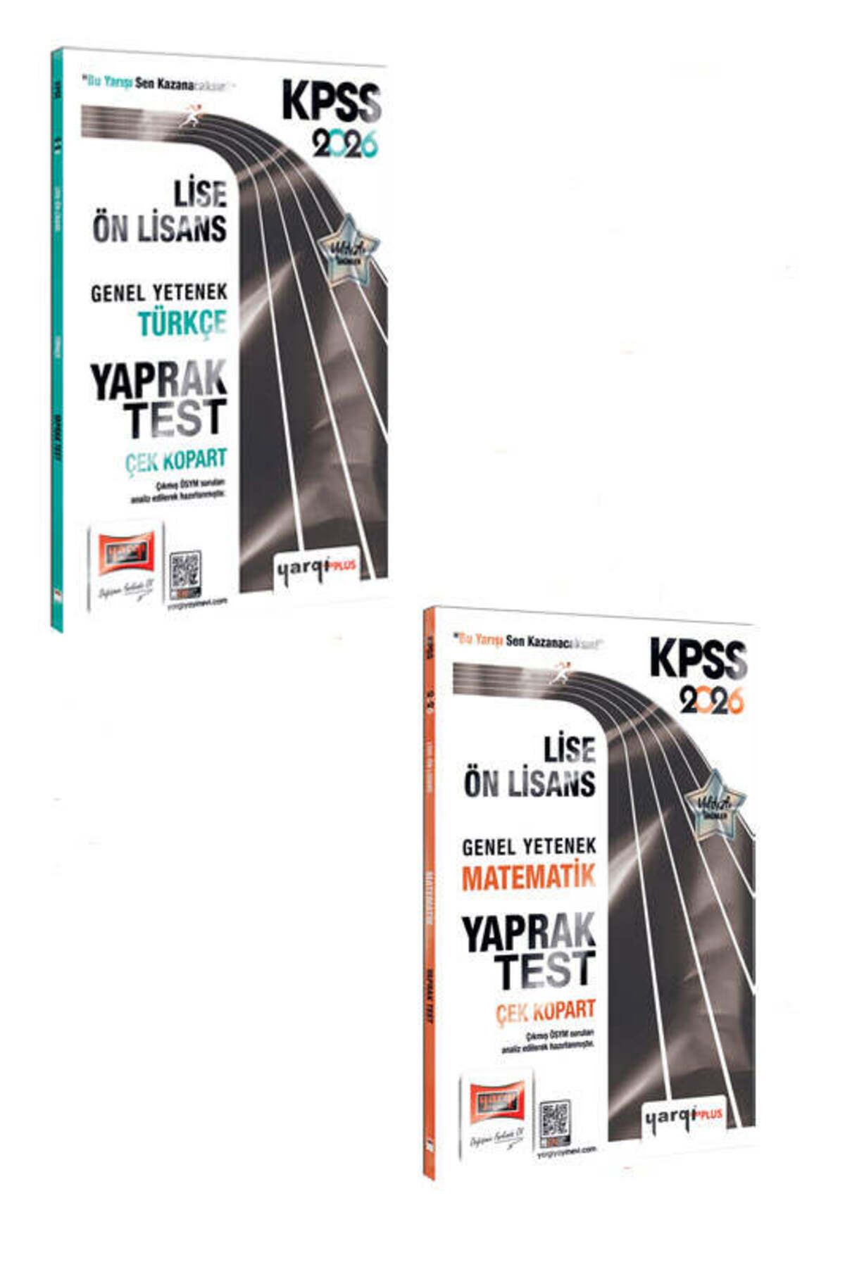 Yargı Yayınları Yargı Yayınları 2026 KPSS Lise-Ön Lisans Genel Yetenek Yaprak Test Seti (2 Kitap)