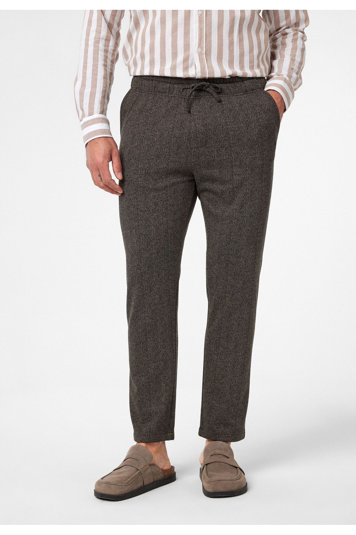 Williot Alejandro Erkek Regular Fit Bel Ayarlamalı Casual Pantolon