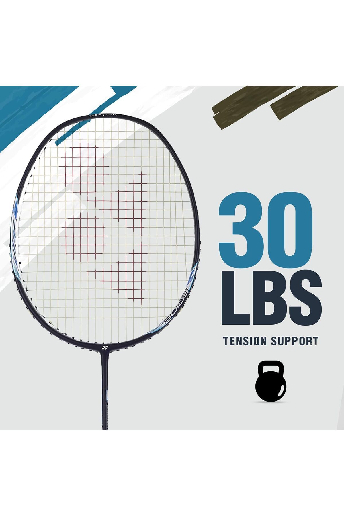 YONEX-مضرب تنس الريشة AstroxLite 27i بخيوط جرافيت | غطاء مضرب | 77 غرامًا | شد خيط 30 رطلاً 4
