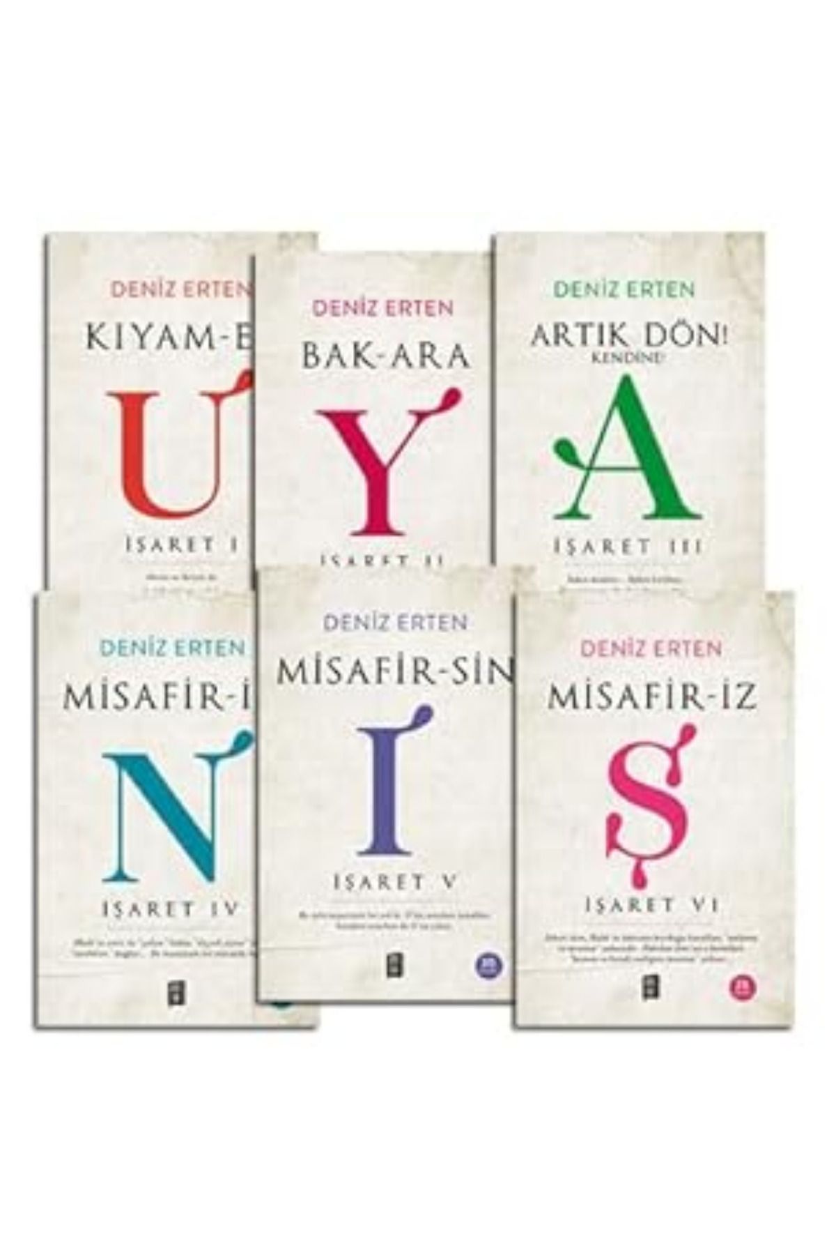 Türk Dil Kurumu Yayınları Deniz Erten / Uyanış Seti - 6 Kitap SIFIR ORİJİNAL KİTAP