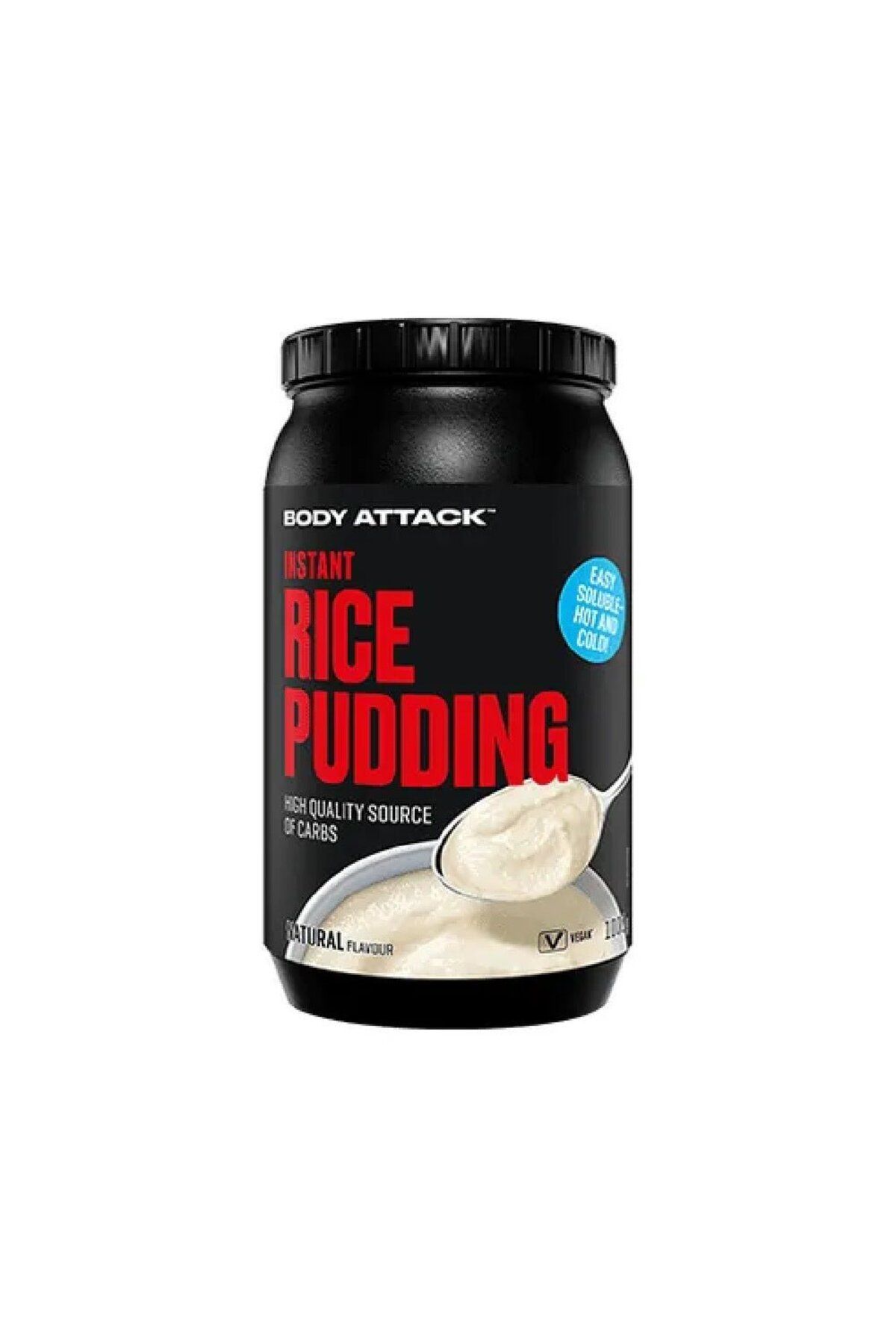 Body Attack Budinca De Orez Instant, Pudra, 1kg, Body Attack, Sursa De Carbohidrati - One Size