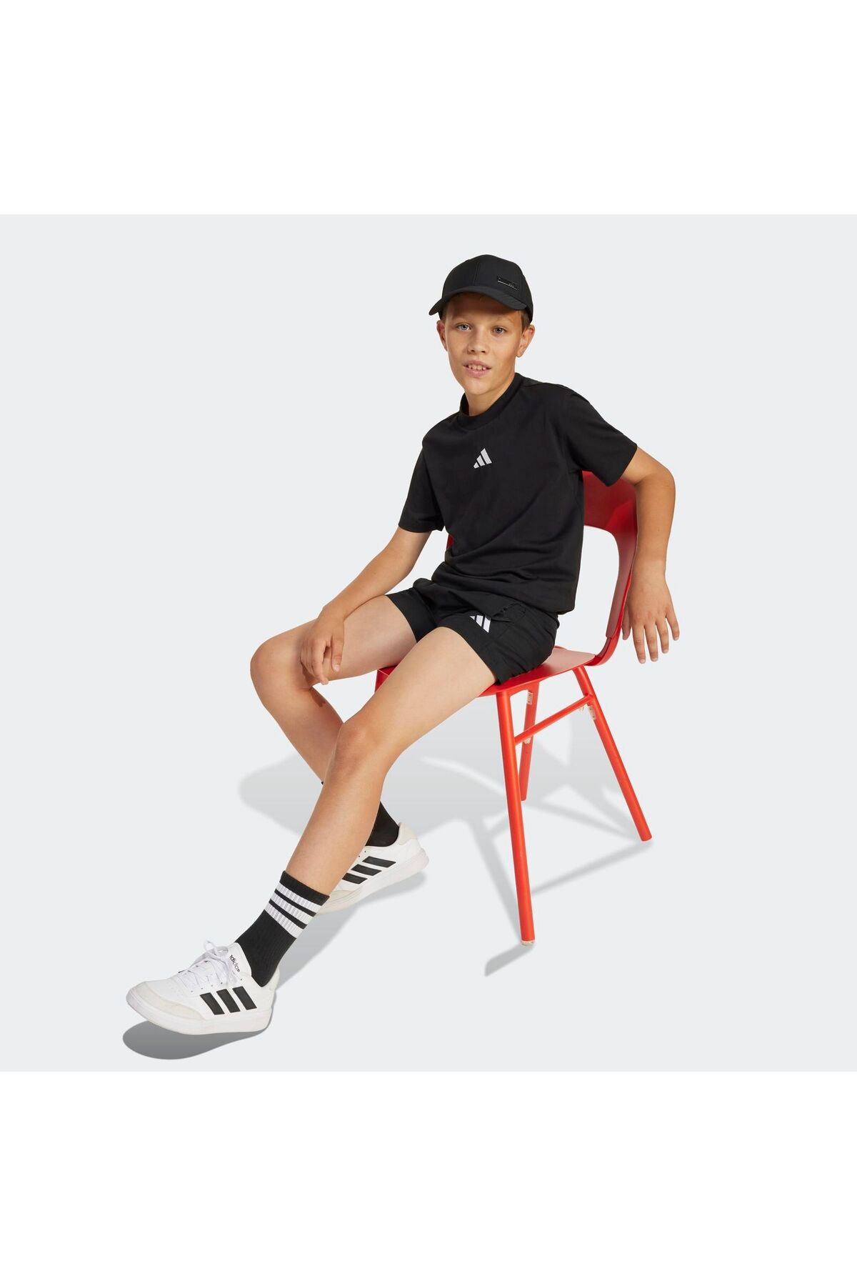 تی شرت پسرانه راسته آستین کوتاه | آدیداس adidas JC9776 - تصویر 4