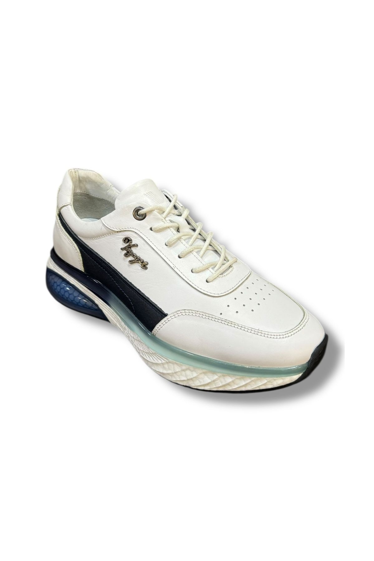 İdeal Voyager 6628 Erkek Hakiki Deri Balon Taban Casual Spor Sneaker Ayakkabı