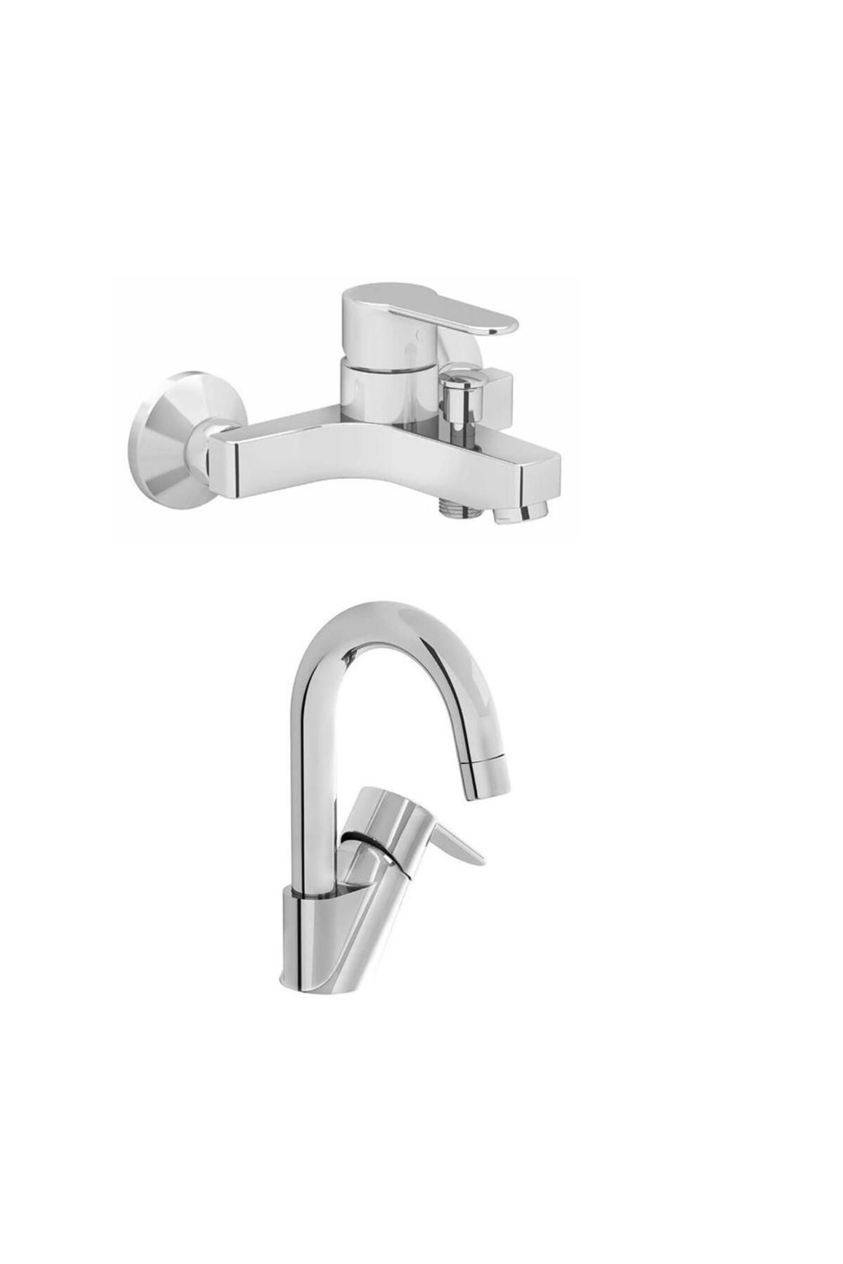 Artema Win S Banyo Bataryası + Kuğu Lavabo Bataryası Set