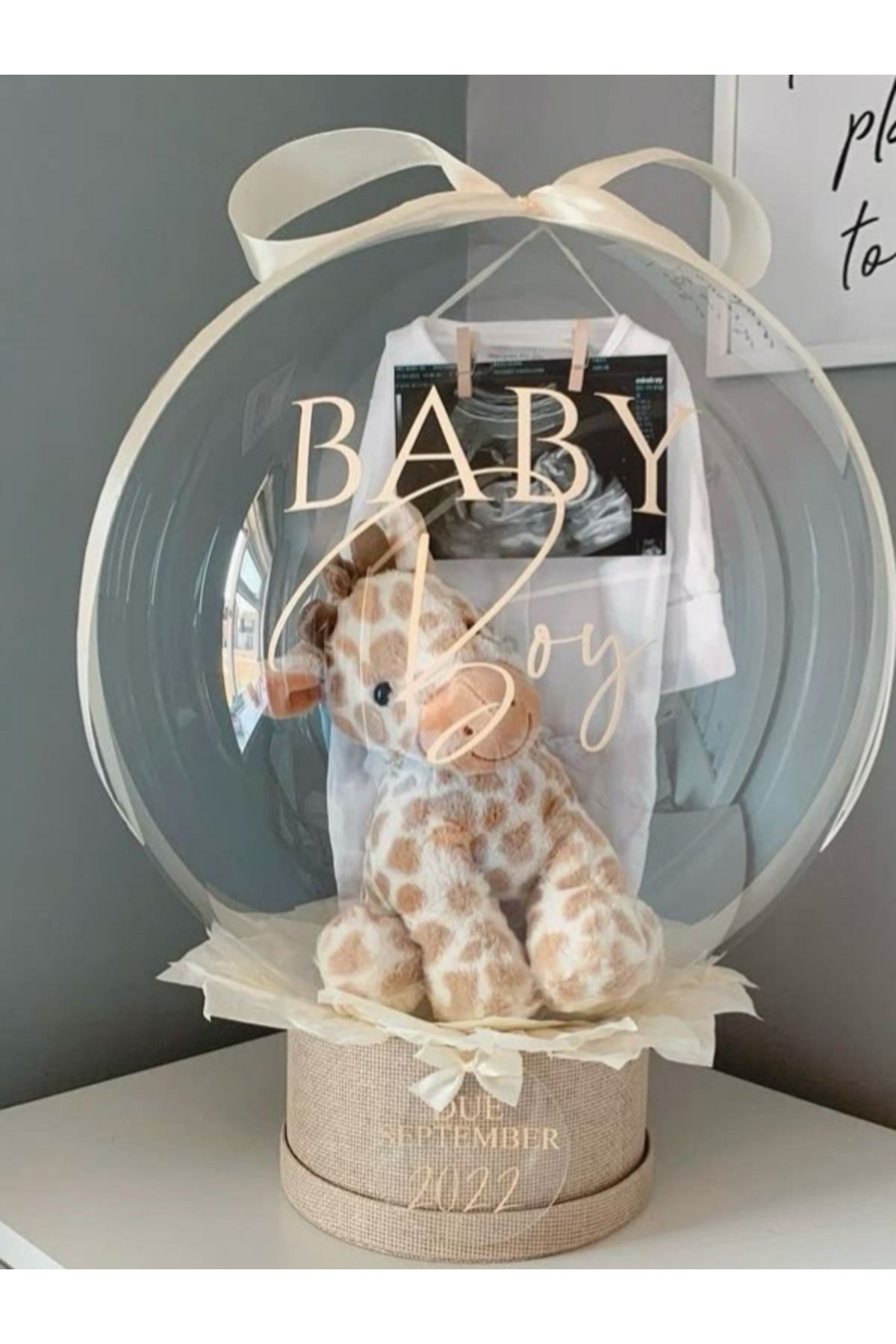 hepa butik balonlu hediye kutusu