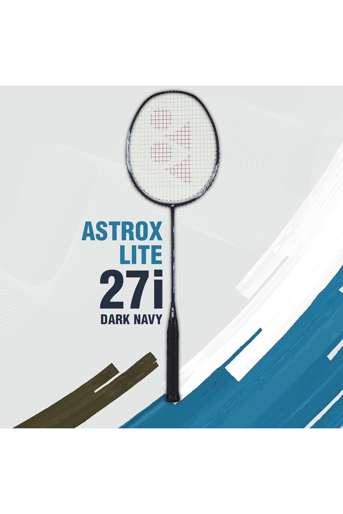 YONEX-مضرب تنس الريشة AstroxLite 27i بخيوط جرافيت | غطاء مضرب | 77 غرامًا | شد خيط 30 رطلاً 2