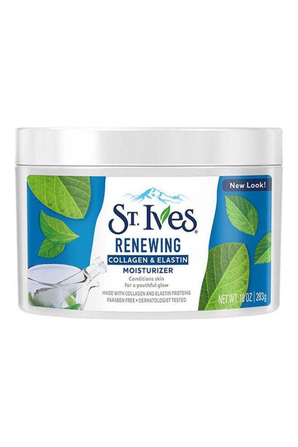 St. Ives Face Moisturizer with Collagen and Elastin, White, 283g