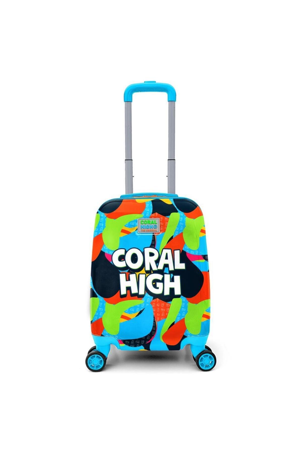Coral High Minik Boy Çocuk Valizi Grafiti Desenli 16795
