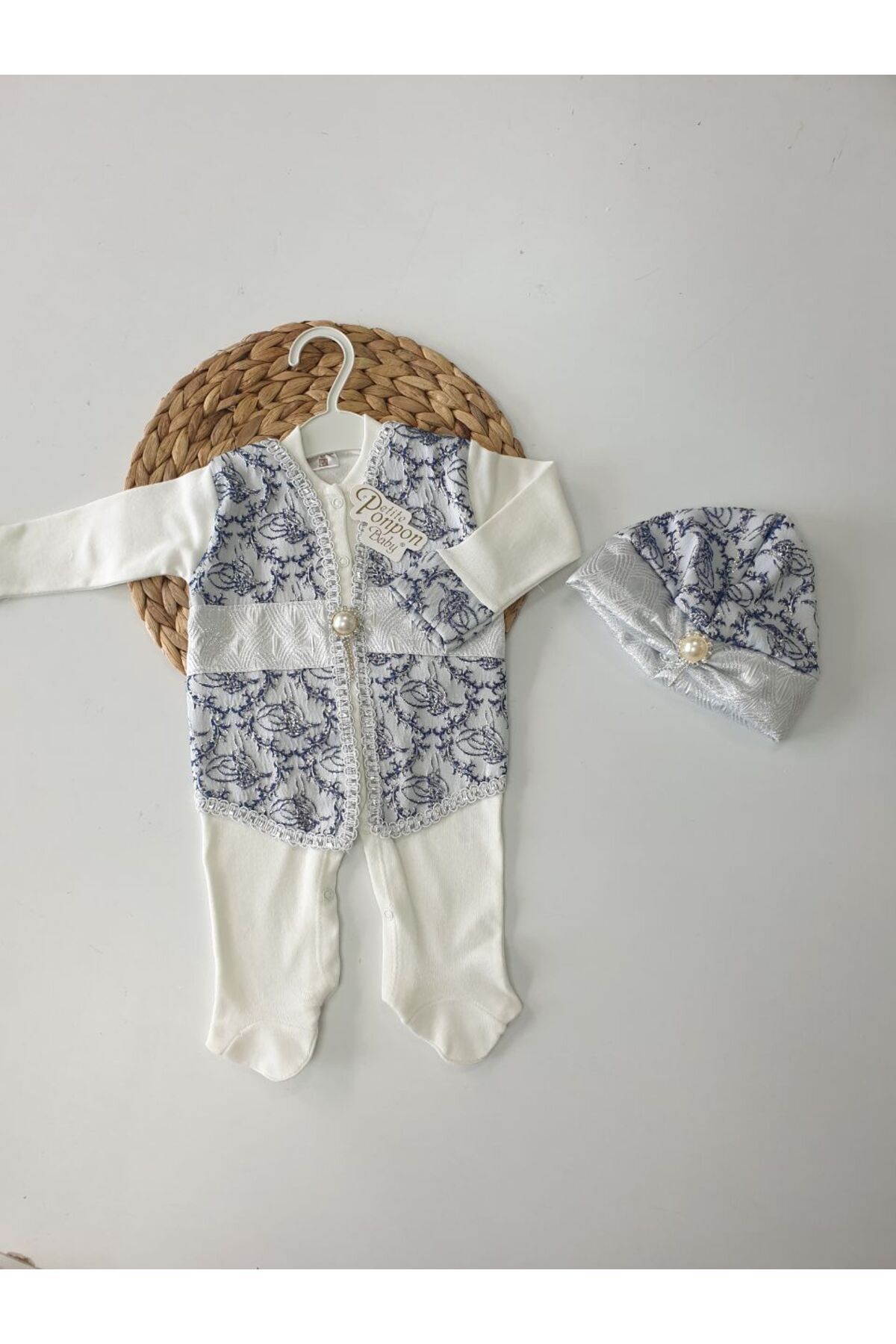 Petite Ponpon Baby Erkek Bebek Mevlüt Kıyafeti, Sünnetlik