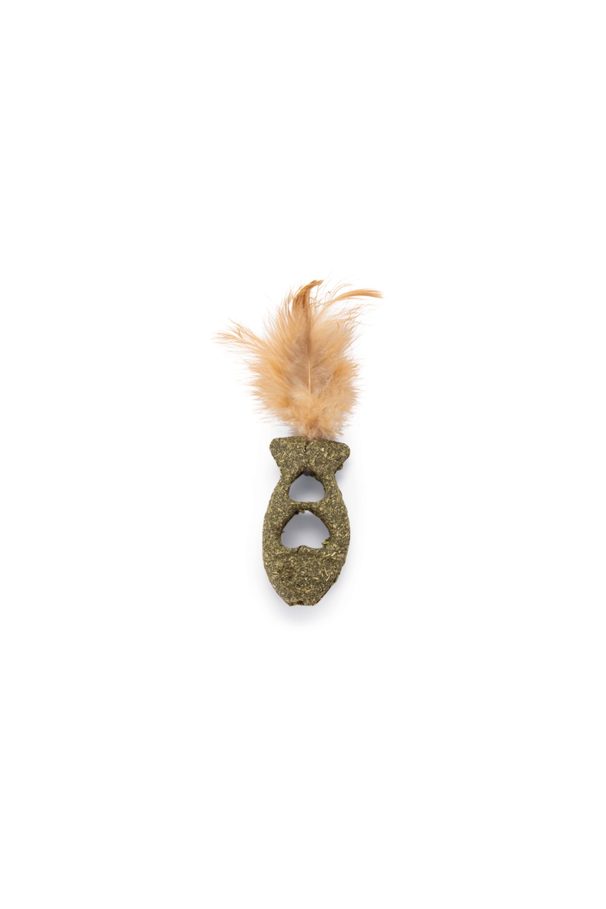 Beeztees Kedi Oyuncağı, Kediotu Balık, Tüylü, 12x3,5cm