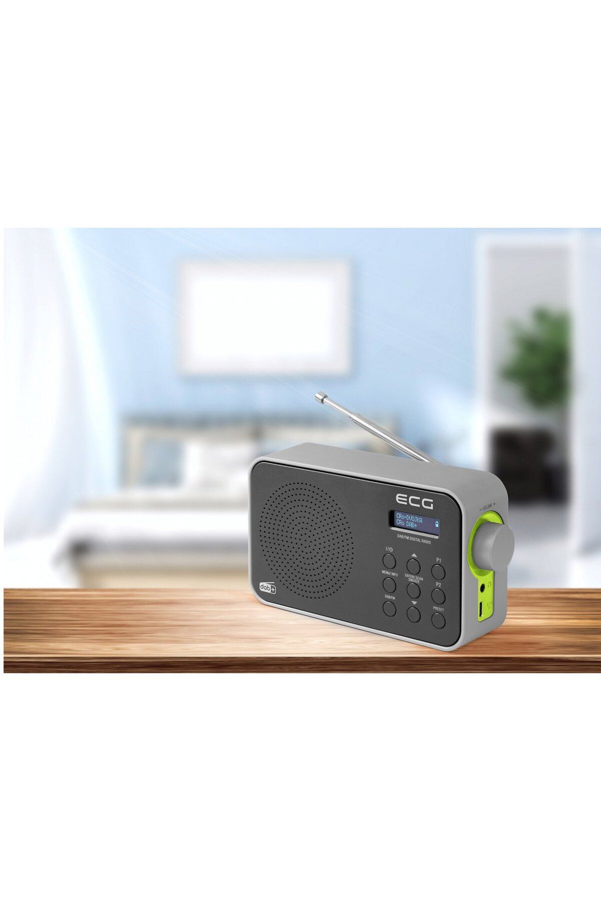 ECG-Portable Radio Rd 110 DAB With DAB And FM Tuner, Black, 1.2 W, 30 Station Memory 14