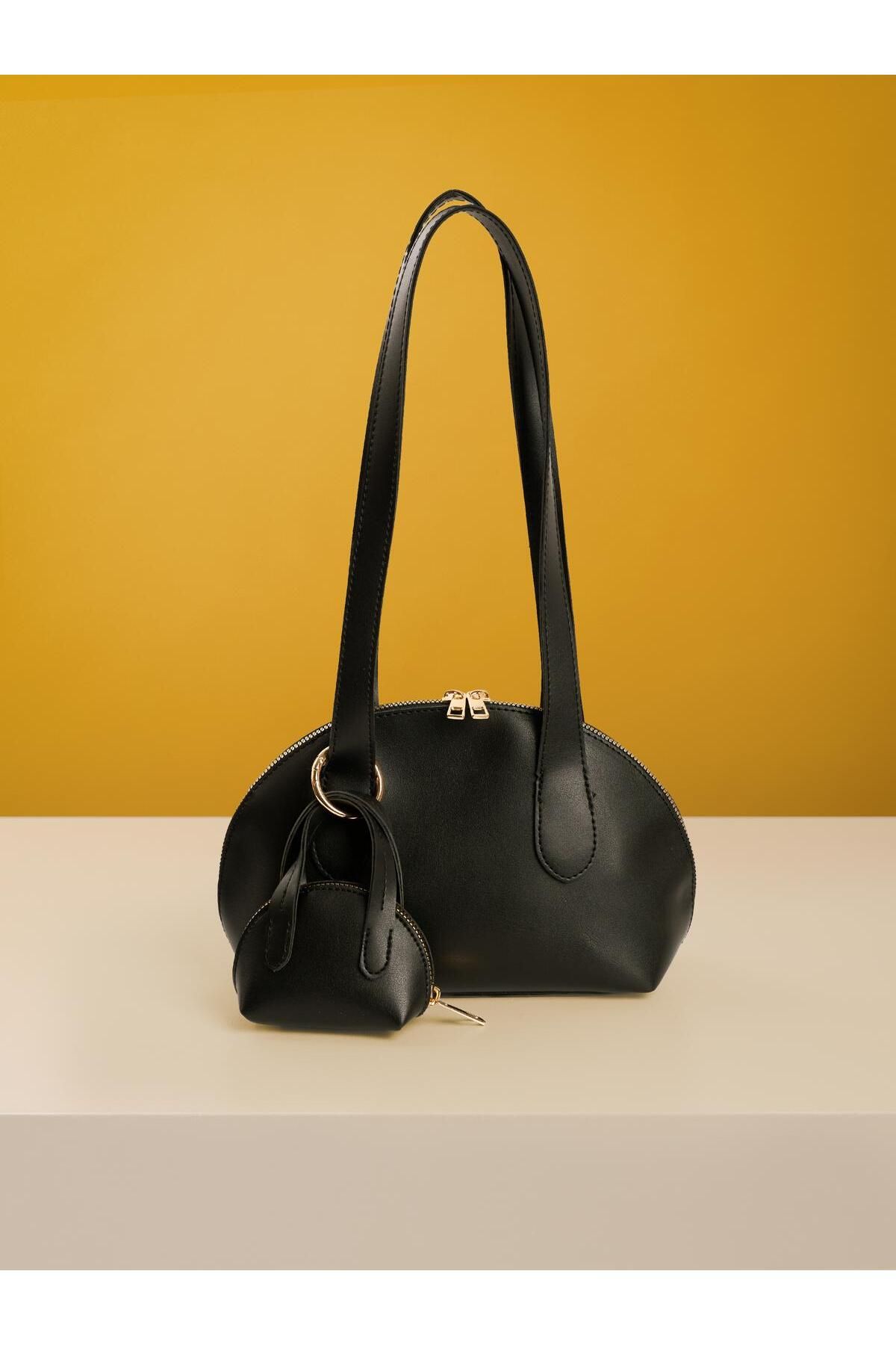 HONEY BAG LOLİ Mini Çantalı Charm Detaylı Uzun Saplı Kadın El ve Kol Çantası