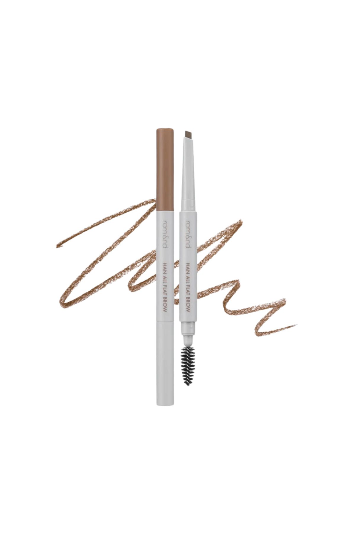 rom&nd Han All Flat Brow W3 Merry Blond 0,17 G - Kredka Do Brwi, Ciepły Blond - One Size