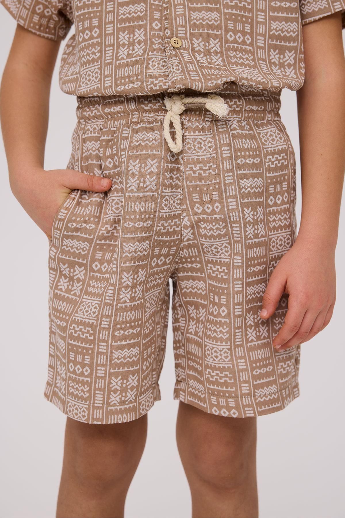 Nebbati-BG Store Boys Patterned Shorts 3