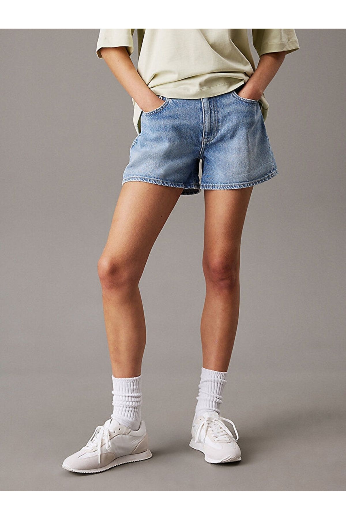 CK Jeans Kadın Mom Denim Şort J20j225152-1aa