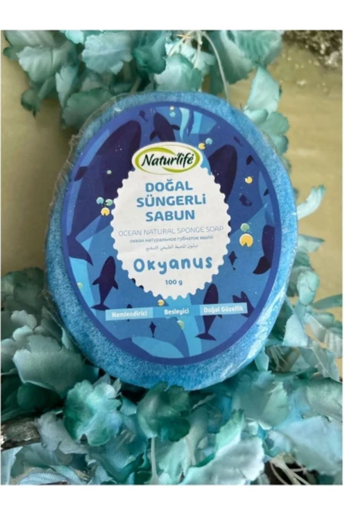 Naturlife NATURLİFE OKYANUS SÜNGERLİ SABUN 100GR