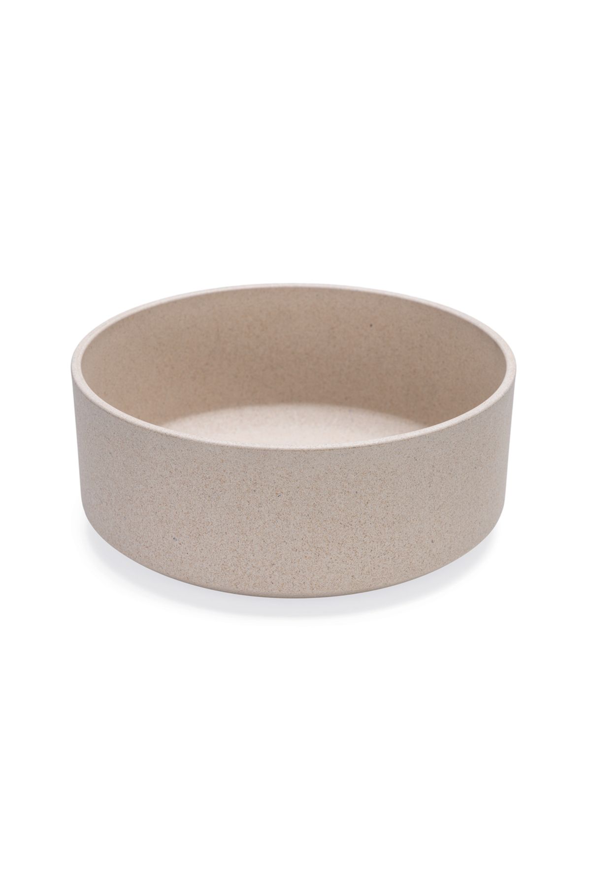 Beeztees DBL Köpek Mama Su Kabı, Bambu, Bej, 21cm, 1430ml