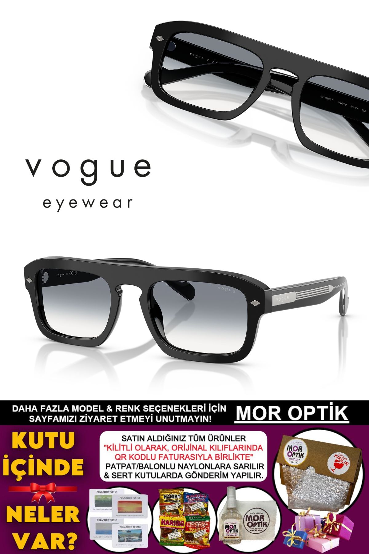 Vogue VO5620S 53-21-145 2N "ASİMETRİK DİZAYN"