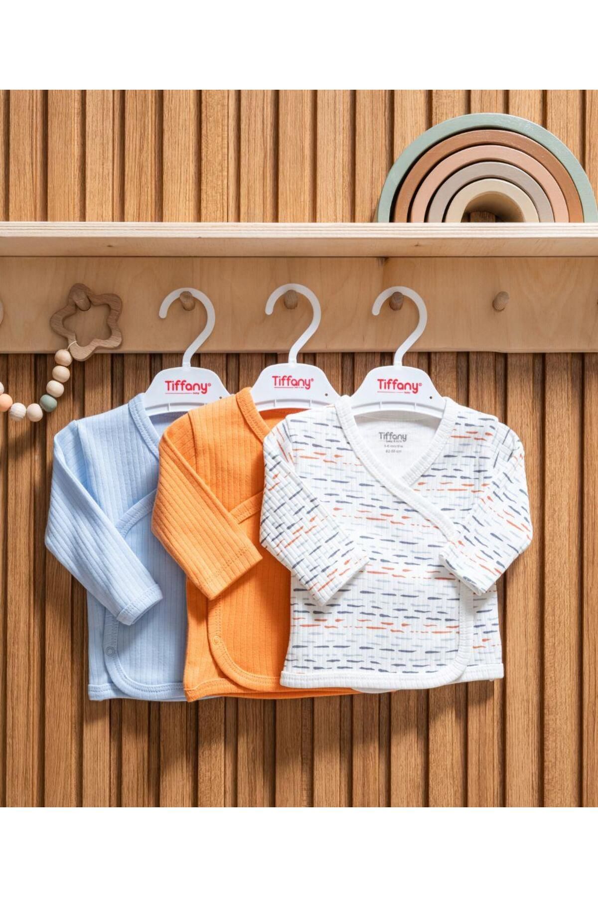 Tiffany Striped 3'lü Zıbın Üst