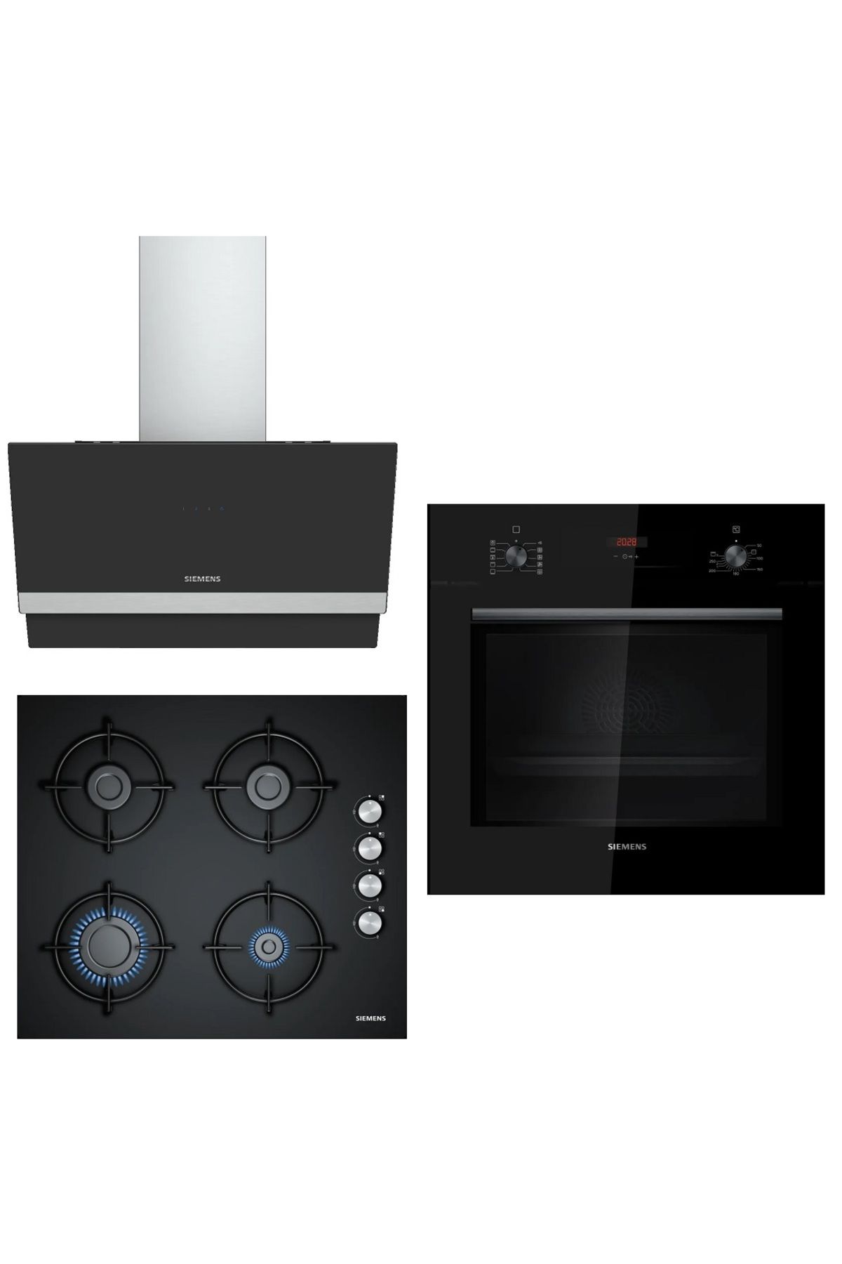 Siemens Ankastre Set Siyah 178 ( HB012FBB1T - EO6C6PB11O - LC65KAJ60T )