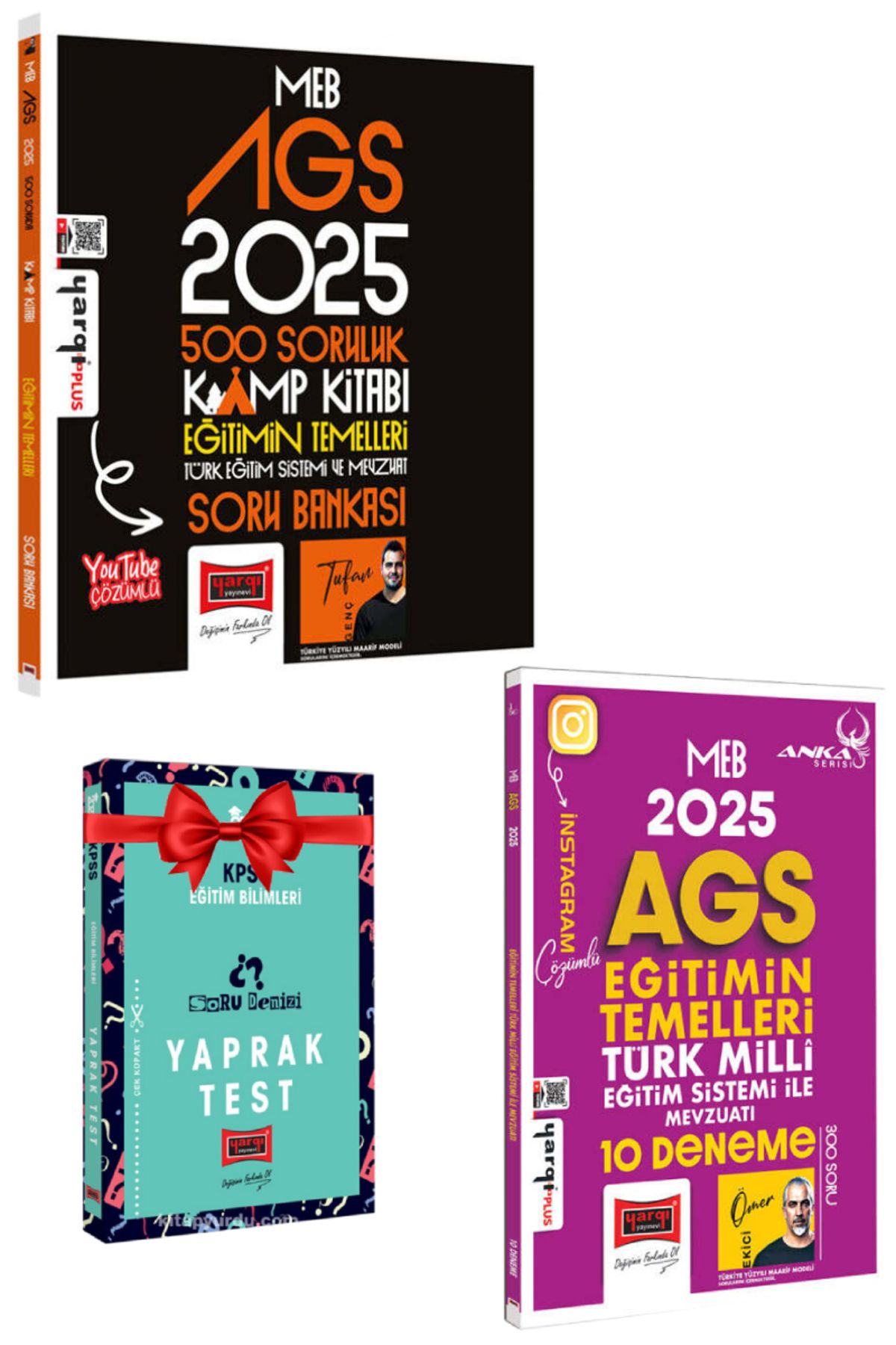 Yargı Yayınları 2025 Yargı MEB AGS Kamp Kitabı Eğitimin Temelleri Soru Bankası+Eğitimin Temelleri Deneme