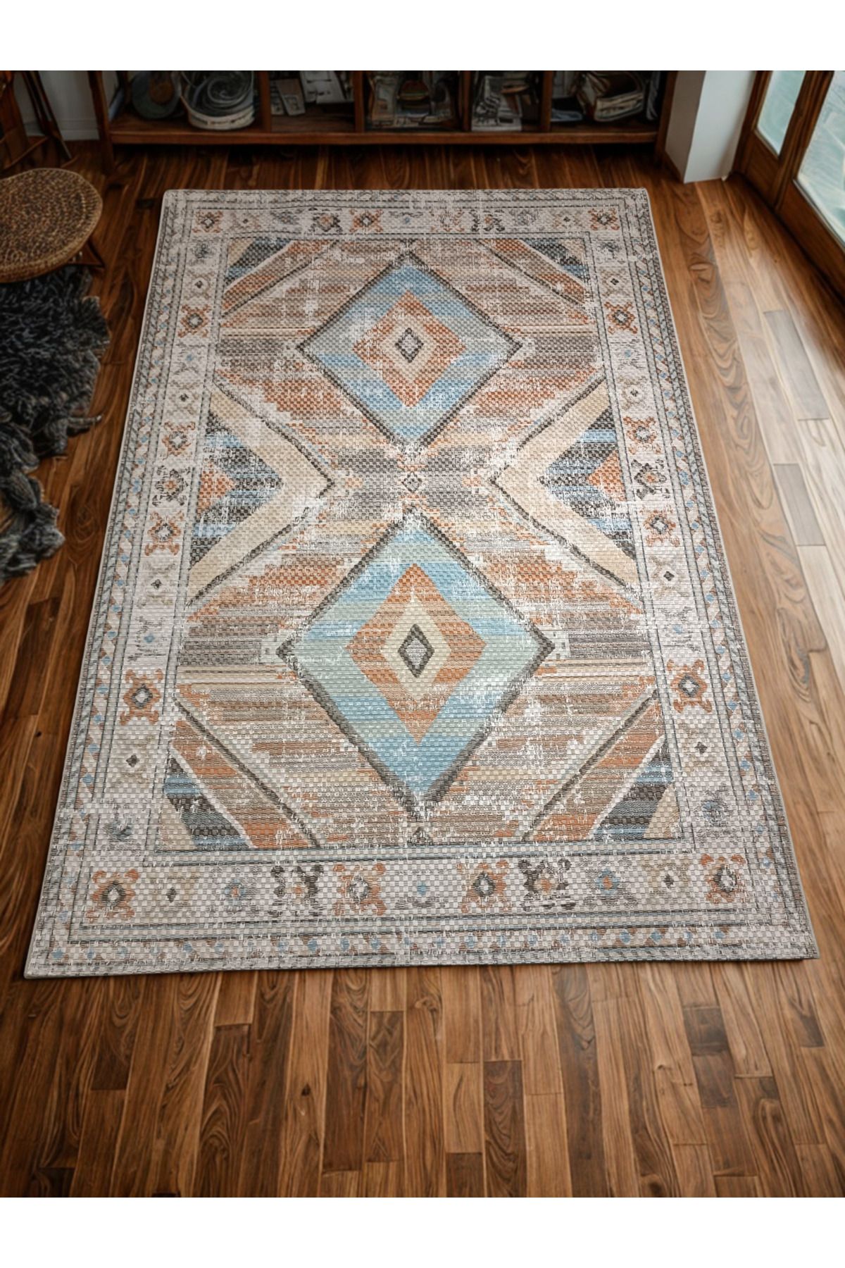 NaRStore Home Renkli Sisal Jüt Hasır Model Renk Dokuma Yıkanabilir Toz Vermez Halı