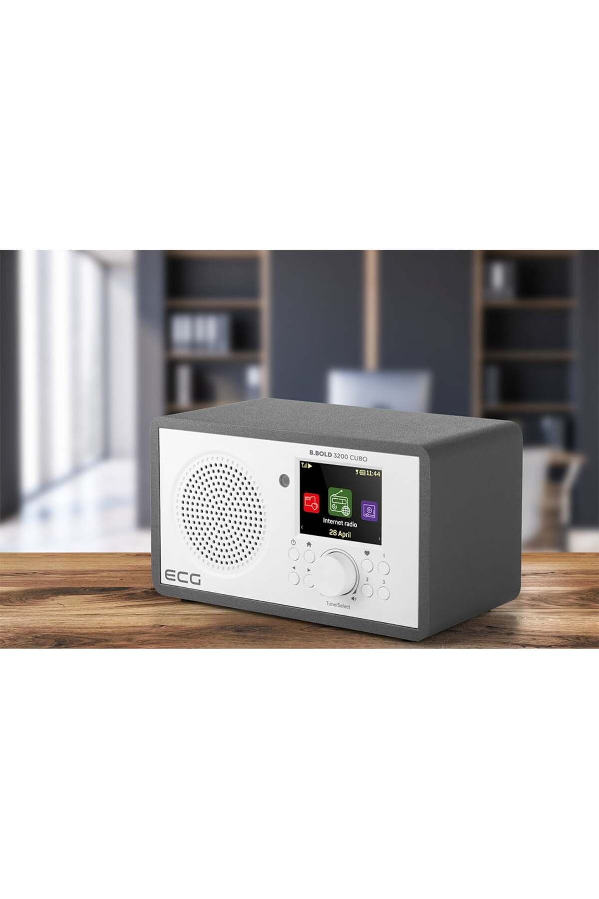 ECG-Internet radio ECG B.BOLD 3200 Cubo, FM, Bluetooth, Li-Ion 3.7V/2000 mAh, 3W RSM, remote control 16